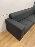 Mooie luxe grijze hoekbank - GEREINIGD!!!, Huis en Inrichting, Ophalen, Zo goed als nieuw, Vierpersoons of meer, Stof