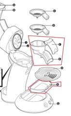 Onderdelen voor koffiezetapp. Philips Senseo HD78.. series., Witgoed en Apparatuur, Onderdelen en Toebehoren, Ophalen of Verzenden