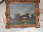 Schilderij boerderij, Antiek en Kunst, Kunst | Schilderijen | Klassiek, Ophalen