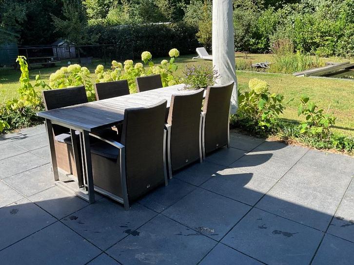 Tuinstoelen, Tuin en Terras, Tuinstoelen, Gebruikt, Metaal, Ophalen