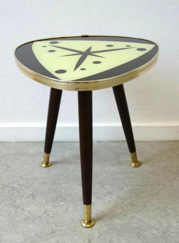 Vintage bijzettafel niertafel Rockabilly plantentafel 50's beschikbaar voor biedingen