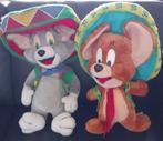 Tom & Jerry als Mexicanen knuffels ca. 40cm en 46cm hoog, Kinderen en Baby's, Speelgoed | Knuffels en Pluche, Overige typen, Gebruikt