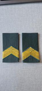 Korporaal epauletten DT 2000 overhemd, Verzamelen, Ophalen of Verzenden, Landmacht, Nederland, Embleem of Badge