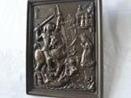 ADUKJÄRD – Bronzen wandreliëf St Georg / Plaquette 25x19 cm, Ophalen of Verzenden