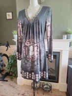 K Design K-Design mooie grijze jurk L 42 Gratis Verzenden !, K-design, Verzenden, Maat 42/44 (L), Knielengte