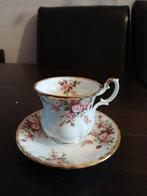 Royal Albert Cottage Garden dames kop en schotel, Ophalen of Verzenden, Zo goed als nieuw, Overige stijlen, Kop(pen) en/of Schotel(s)