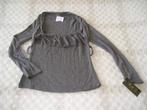 NIEUW - apart grijs shirt RMB maat S (maat 36), Kleding | Dames, Ophalen, Nieuw, Lange mouw, Maat 36 (S)