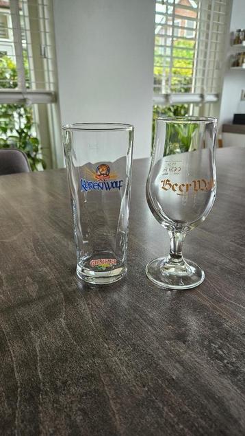 Bierglas Gulpener Korenwolf en beerwalk  beschikbaar voor biedingen