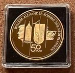 Penning - Willem Alexander 50 Jr - STATUUT voor Kon. der Ned, Ophalen of Verzenden, Overige materialen, Nederland