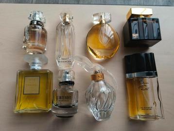 8 flesjes eau de parfum en/of eau de toilette beschikbaar voor biedingen