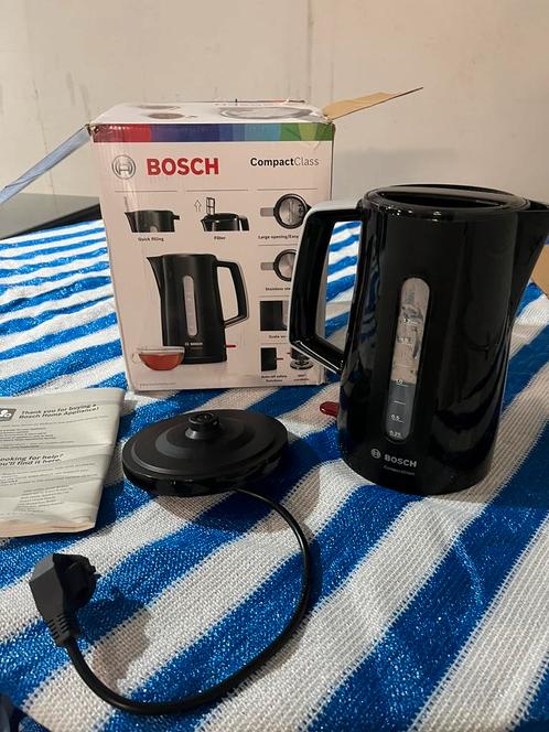 Waterkoker Bosch zwart 1,7 liter, Witgoed en Apparatuur, Waterkokers, Nieuw, 1 tot 2 liter, Ophalen of Verzenden