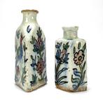 571. Aardewerken Qajar flesjes met decoratie, 1900, Antiek en Kunst, Antiek | Keramiek en Aardewerk, Ophalen of Verzenden