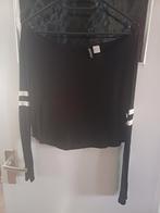 Divided off shoulder mt s, Ophalen of Verzenden, Zo goed als nieuw, Zwart, Korte mouw