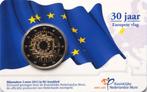 coincard 30 jaar Europese vlag, Ophalen of Verzenden, Koningin Beatrix, Euro's, Losse munt