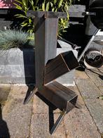 Rocket stove, terraskachel, vuurkorf, houtkachel, maatwerk ., Ophalen, Zo goed als nieuw