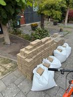 Gratis! Betonklinkers & Ardenner split, Tuin en Terras, Tegels en Klinkers, Ophalen, Gebruikt, Klinkers, 10 m² of meer