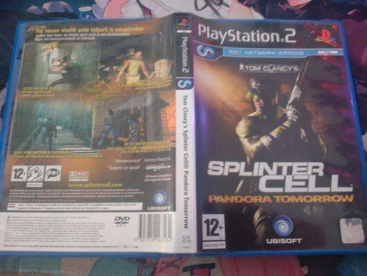 Splinter Cell Pandora Tomorrow - PS2, Spelcomputers en Games, Games | Sony PlayStation 2, Gebruikt, Avontuur en Actie, 1 speler