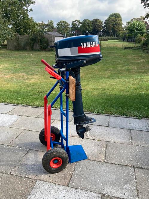 Yamaha buitenboordmotor langstaart 4pk, Watersport en Boten, Buiten- en Binnenboordmotoren, Gebruikt, Benzine, Buitenboordmotor
