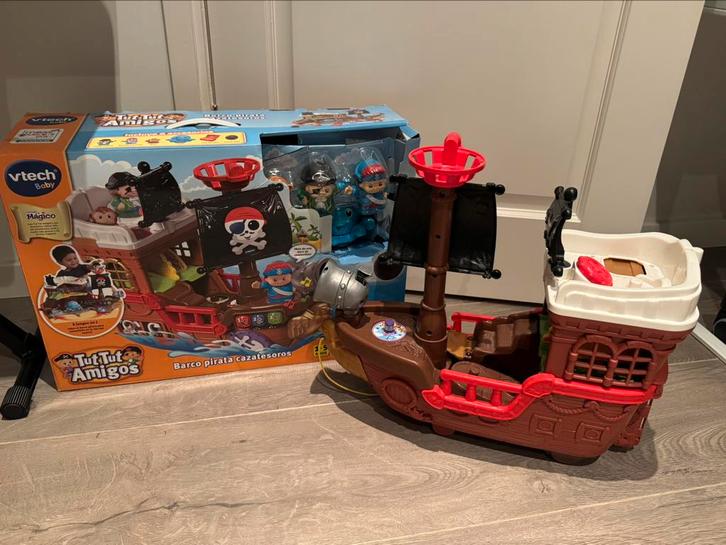 Vtech piratenschip (spaanse uitvoering), Kinderen en Baby's, Speelgoed | Vtech, Zo goed als nieuw, Ophalen of Verzenden