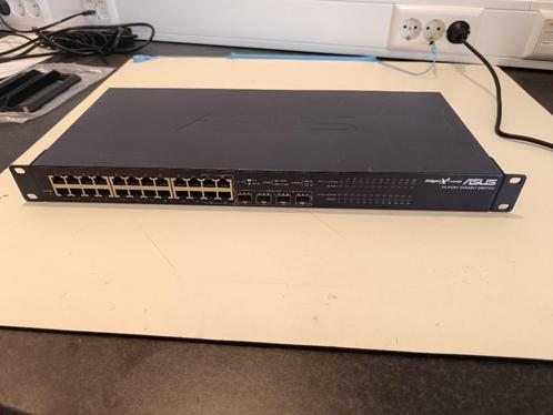 ASUS GigaX1124B | 24-poorts Gigabit Switch, Computers en Software, Netwerk switches, Gebruikt, Ophalen