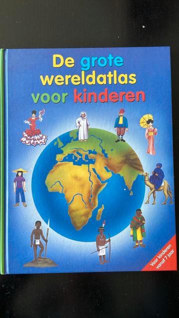 GROTE WERELDATLAS VOOR KINDEREN beschikbaar voor biedingen