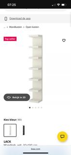 Ikea Lack wandkast wit 30x190 cm, Ophalen, Met plank(en), Zo goed als nieuw, 150 tot 200 cm