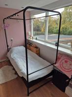 Zgan hemelbed 1 persoons bed, Huis en Inrichting, Slaapkamer | Bedden, Ophalen, 90 cm, Eenpersoons, Zo goed als nieuw