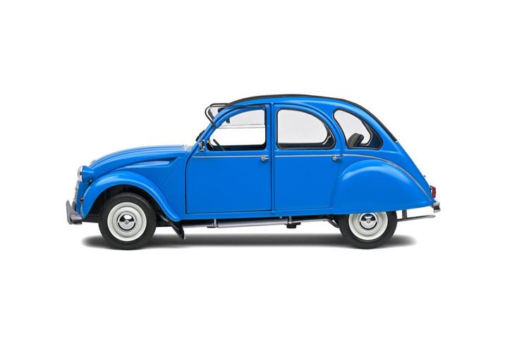 Citroen 2CV 6 Blauw Solido 1:18 (1:43), Hobby en Vrije tijd, Modelauto's | 1:18, Nieuw, Auto, Solido, Ophalen of Verzenden