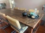 Houten tafel, Ophalen, Gebruikt, 200 cm of meer, 50 tot 100 cm