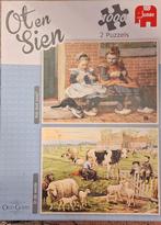 Jumbo Puzzels Ot & Sien - 2 x 1000 stukjes, Ophalen of Verzenden, 500 t/m 1500 stukjes, Zo goed als nieuw, Legpuzzel