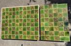 Set van 31 art nouveau tegels, viervlaks 15x15cm, Antiek en Kunst, Ophalen