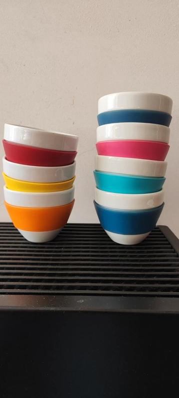 Koziol 7x cappuccino mok met verschillende kleuren, 9 cm beschikbaar voor biedingen