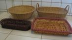 Diverse manden, Huis en Inrichting, Woonaccessoires | Schalen en Manden, Ophalen, Gebruikt, Mand, Riet