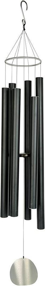 Nature's Melody windgong aluminium 106 cm zwart / zilver, Tuin en Terras, Tuinwanddecoratie, Ophalen of Verzenden, Zo goed als nieuw