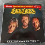 12" Maxisingel The Bee Gees - Stayin Alive / The Woman ....., Ophalen of Verzenden, Gebruikt, 12 inch, Disco