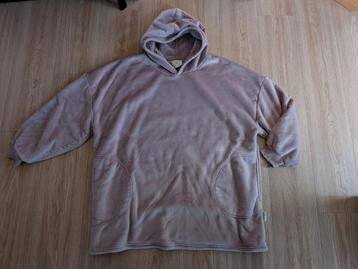 The snuddie fleece hoodie hoody m / l roze teddy deken  beschikbaar voor biedingen