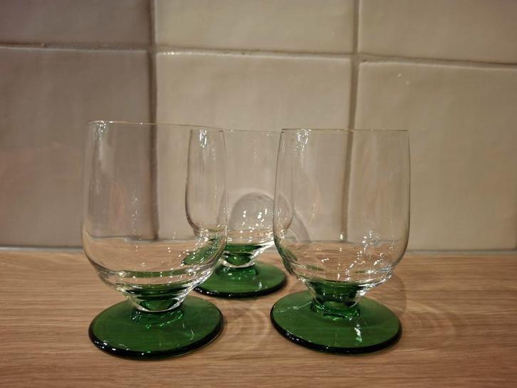 Vintage likeurglazen, Verzamelen, Glas en Borrelglaasjes, Zo goed als nieuw, Borrel- of Shotglas, Ophalen of Verzenden