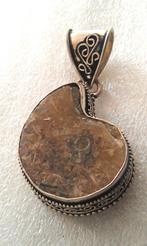 zilveren hanger met Ammoniet, Verzenden, Nieuw, Met edelsteen, Zilver