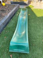 Groene glijbaan, Kinderen en Baby's, Speelgoed | Buiten | Speeltoestellen, Ophalen, Gebruikt, Glijbaan, Aanbouwonderdeel