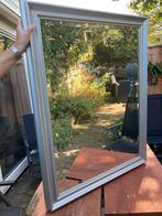 Grote geslepen Wandspiegel met Zilveren Lijst, Huis en Inrichting, Woonaccessoires | Spiegels, Ophalen, Gebruikt, 100 tot 150 cm