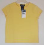 Geel Ralph Lauren shirt maat 110 *NIEUW* (0248) a, Kinderen en Baby's, Nieuw, Ralph Lauren, Meisje, Ophalen of Verzenden
