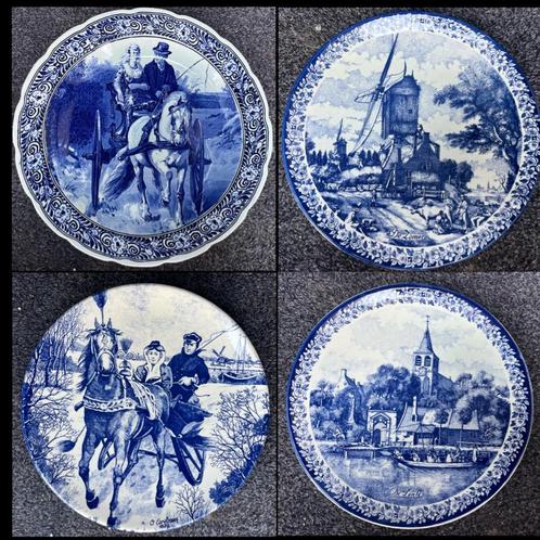 Delfts Blauwe Borden, Antiek en Kunst, Antiek | Wandborden en Tegels, Ophalen of Verzenden