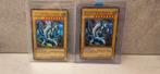 2x Blue-Eyes White Dragon LOB 1st Edition, Hobby en Vrije tijd, Verzamelkaartspellen | Yu-gi-Oh!, Ophalen of Verzenden, Gebruikt