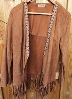 Leuk Vest met Franjes Version Feminin Maat L, Kleding | Dames, Ophalen of Verzenden, Maat 38/40 (M), Bruin