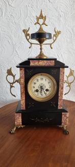 Antieke Marmeren Pendule - Goed Werkend, Ophalen of Verzenden