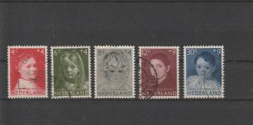 Nederland 1957, NVPH 702 t/m 706, Gestempeld. beschikbaar voor biedingen