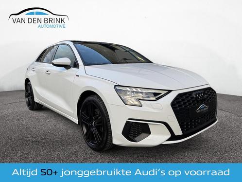 Audi A3 Sportback 40 TFSIe 204 pk S-line Black Pano, Auto's, Audi, Bedrijf, Te koop, A3, ABS, Airbags, Airconditioning, Alarm