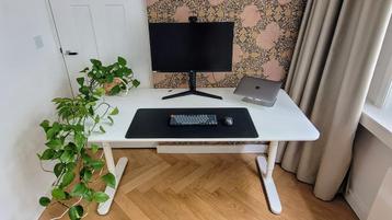 IKEA Bekant bureau. Wit, 160x80cm. - afbeelding 1