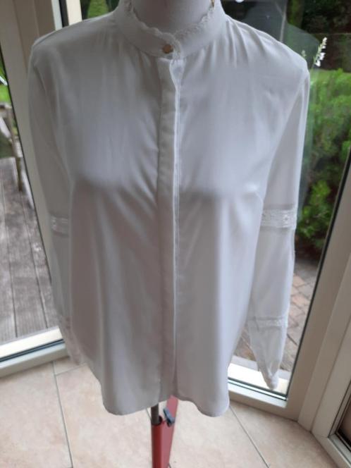 Mooie blouse GRACE & MILA - L, Kleding | Dames, Blouses en Tunieken, Zo goed als nieuw, Maat 38/40 (M), Wit, Ophalen of Verzenden