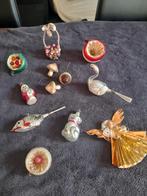 Oude kerstballen, oude kerstversiering jaren 40 50, Diversen, Kerst, Ophalen of Verzenden